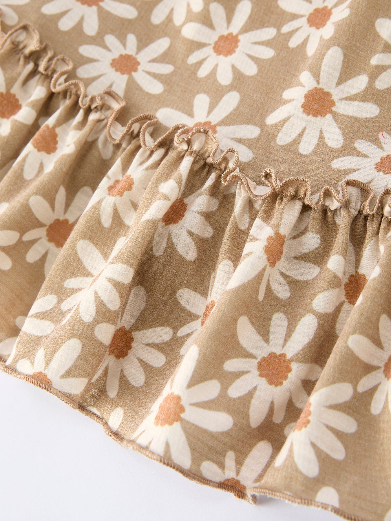 Floral Daisy Girl Spaghetti Strap Dress