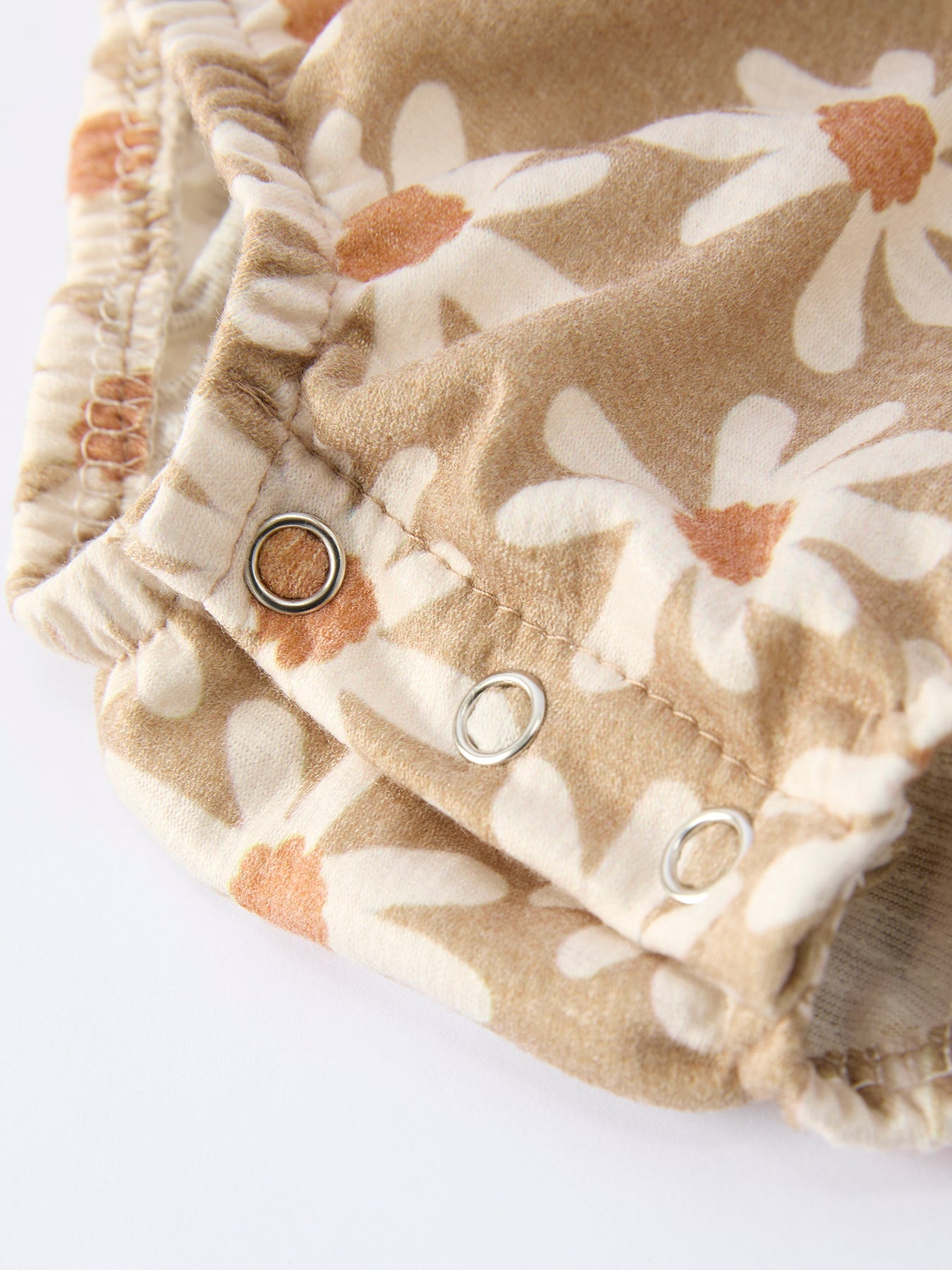 Floral Daisy Baby Girl Spaghetti Strap Romper