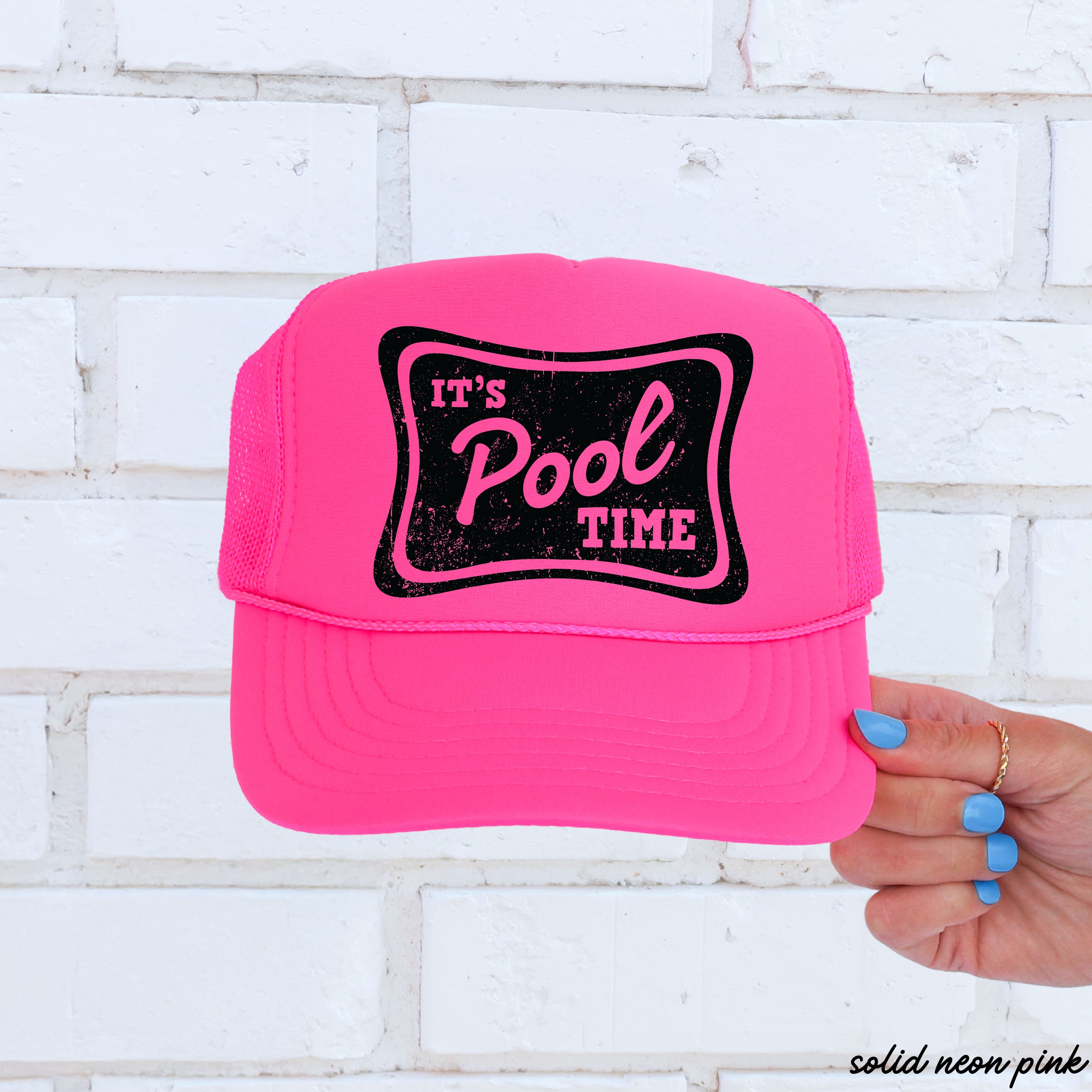 It's Pool Time Trucker Hat *12 COLORS